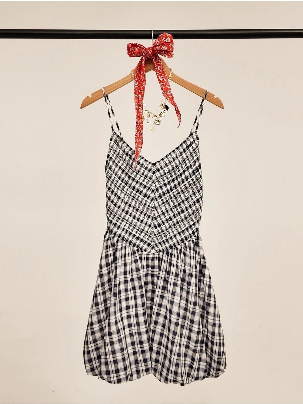 Bella plaid mini dress